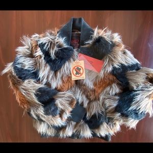 Vegan fur jacket